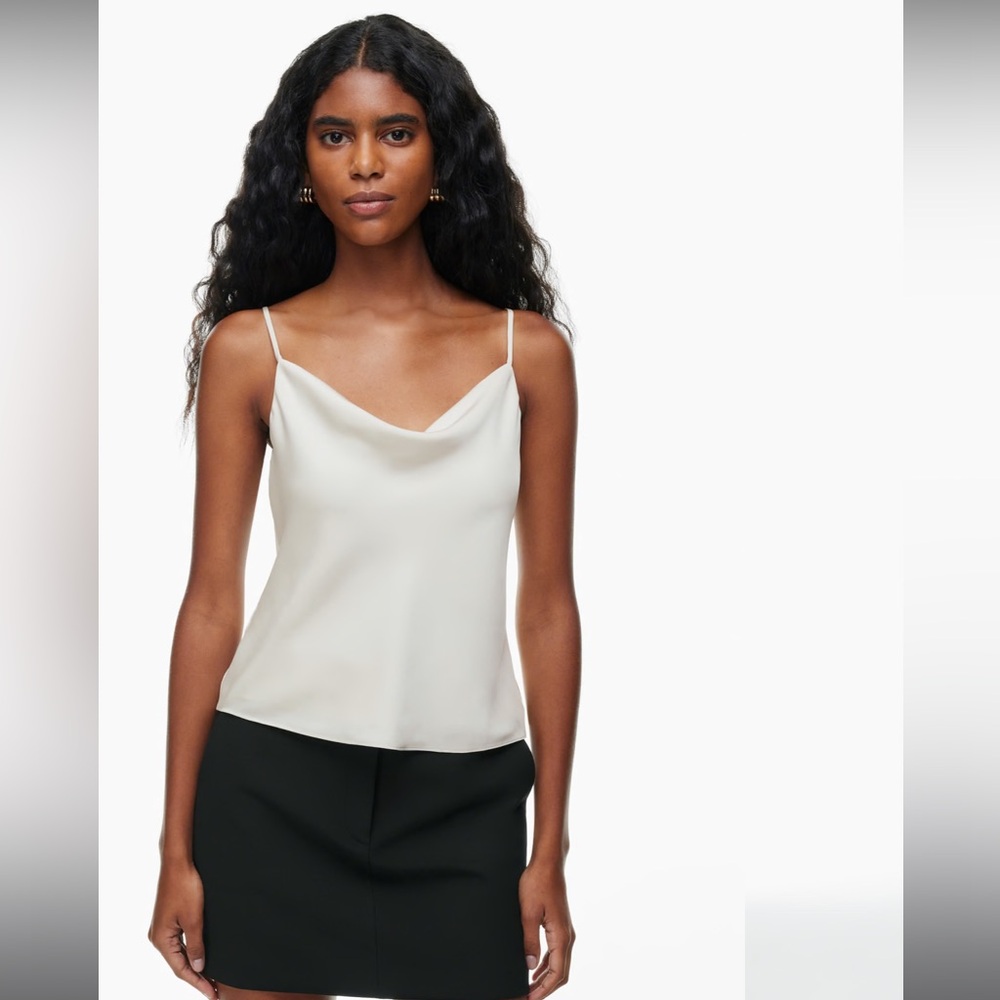 NWT: Satin Cowlneck Camisole Babaton